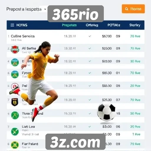 Apostas esportivas em destaque no 365rio